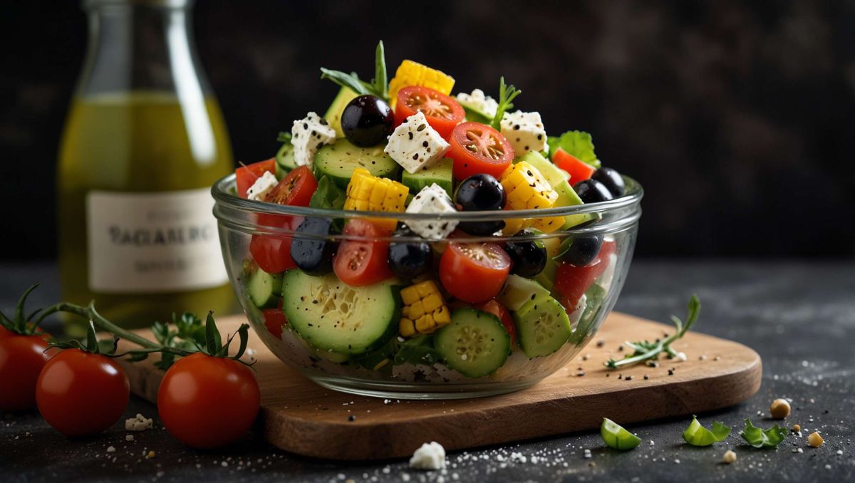 Dégustez des salades de légumes frais et savoureuses