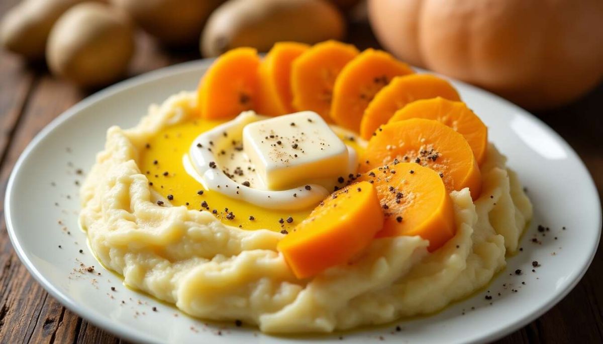 Une purée de pommes de terre et butternut pour régaler vos proches