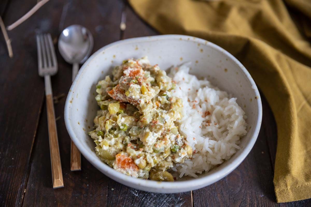 Curry végétarien au Cookeo