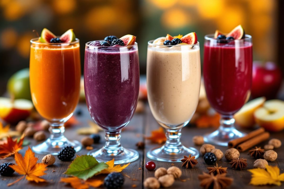 Redécouvrez les saveurs de l'automne avec ces smoothies irrésistibles