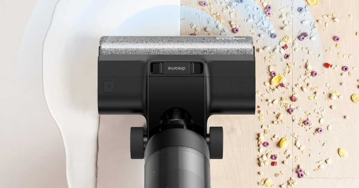 Découvrez l'aspirateur balai laveur Dreame en promotion pour des sols impeccables