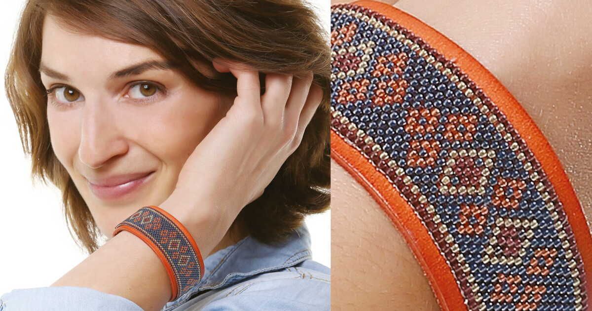 Le bracelet en tissage peyote