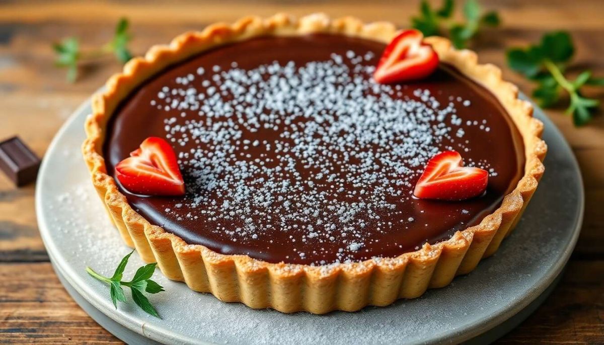 découvrez la tarte ganache chocolat : la recette irrésistible