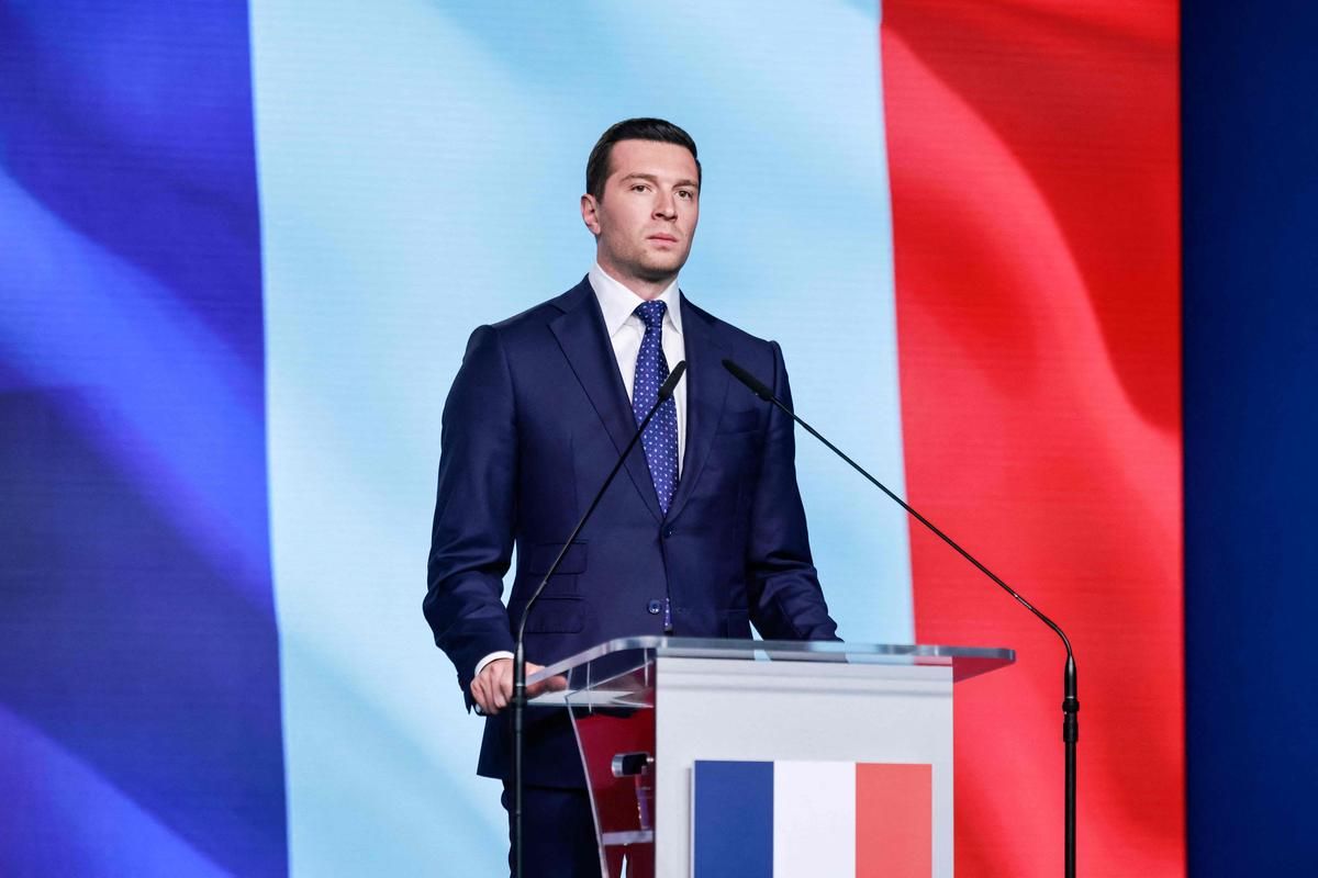 Jordan Bardella rêve d'un gouvernement d'union nationale pour la présidentielle de 2027