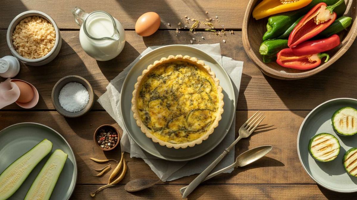 Une quiche estivale sans pâte facile à préparer