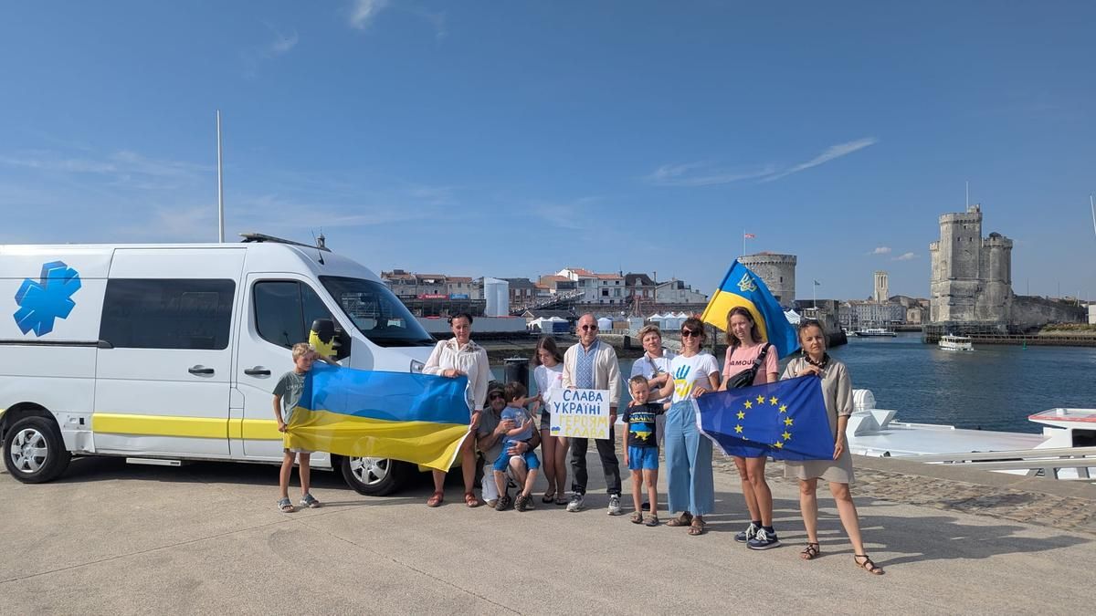 Un voyage humanitaire au cœur de la crise ukrainienne : Jacques Appercé entre La Rochelle et Zaporijia